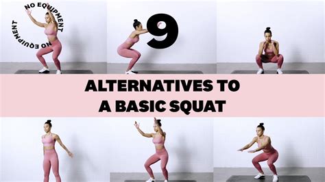 9 Best Squat Variations For Women Using No Equipment Youtube