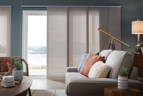 A curtain panel is a separate curtain section that can be used alone in some window line situations or with other panels to produce a beautiful arrangement with more functional effect. Door blinds for Sliding Glass Doors & French Doors