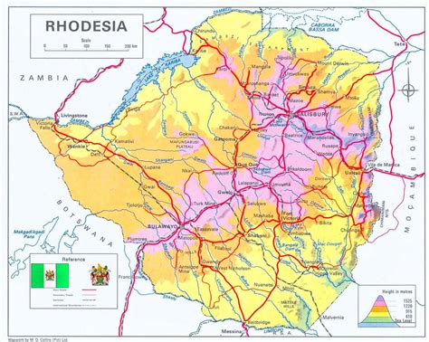 Detailed Map Of The Republic Of Rhodesia By Cameron J Nunley On Deviantart