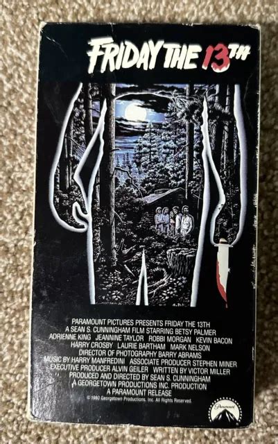 FRIDAY THE TH VHS Slasher Horror Vintage Jason Voorhees PicClick