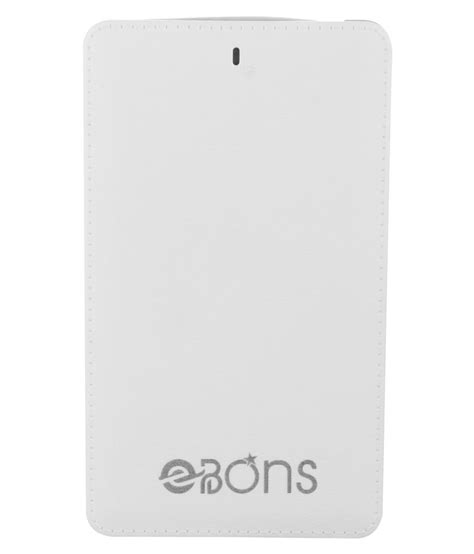 Wondering how credit cards work? Ebons CREDIT CARD 5000 -mAh Li-Polymer Power Bank White - Power Banks Online at Low Prices ...