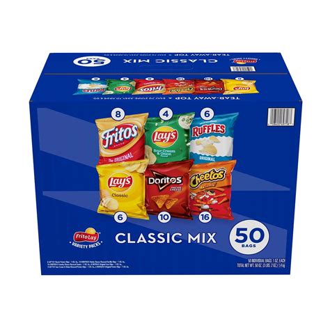 Frito Lay Classic Mix Variety Pack 50 Pk
