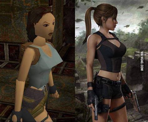 Lara Croft S Evolution Gag
