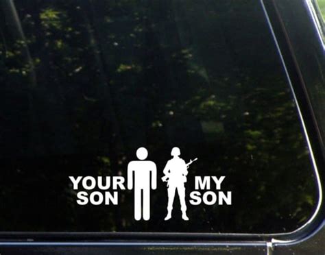 Your Son My Son Military Vinyl Decal Stickers