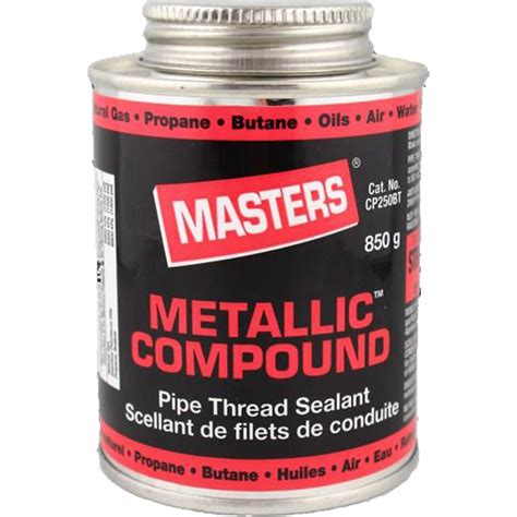 Metallic Compound Pipe Thread Sealant 250ml Shop Adhesives