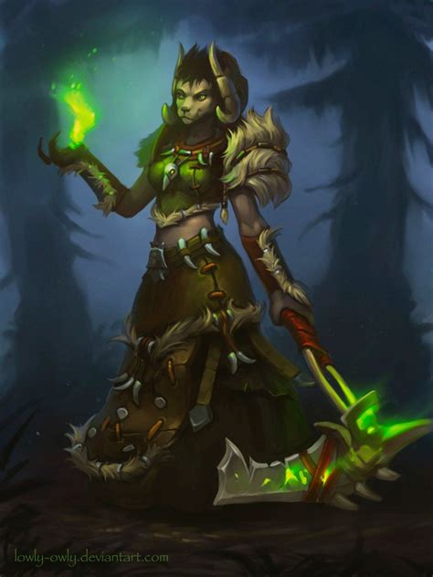 Worgen Warlock By Lowly Owly Deviantart On DeviantArt Warcraft