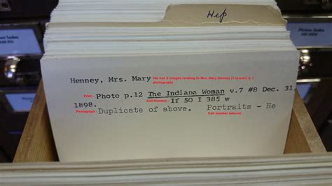Browse our selection of index cards in varying sizes, including color index cards. Researching the Photograph Collection - Indiana State LibraryIndiana State Library