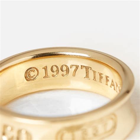 Check spelling or type a new query. Tiffany & Co. 18k Yellow Gold Tiffany 1837 Ring COM1151 | Second Hand Jewellery