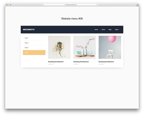 20 Stunning Free Bootstrap Menu Examples 2021 Avasta