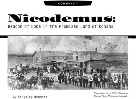 46 Best Images About Historic Nicodemus Kansasone Of Americas Lost Black Towns On