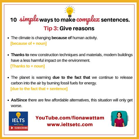 Ielts Complex Sentences 10 Simple Ways To Add Complexity Writing