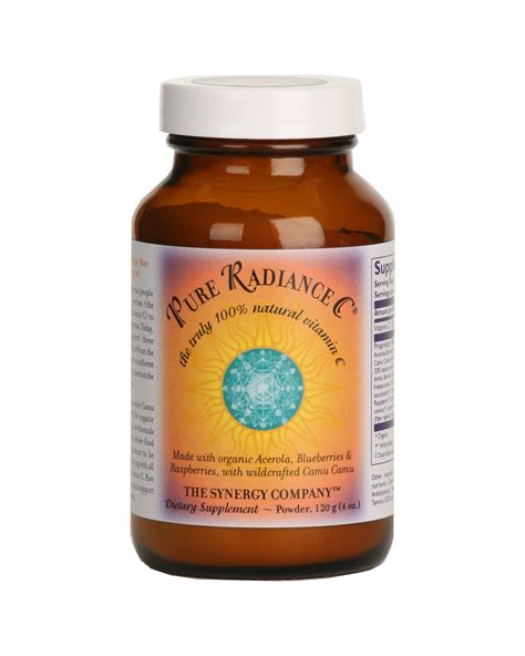 Powder, chewable tablets, and pills or capsules. Natural Vitamin C: Pure Radiance C Powder