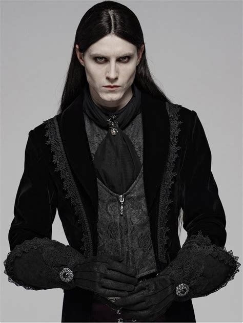 Victorian Vampire Gothic Men Victorian Male Clothing Vampire Clothes