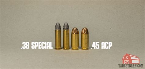 38 Special Vs 45 Acp Caliber Comparison The Broad Side