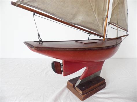 S Gamages Pond Yacht All Original Sold Pond Yacht Antiques