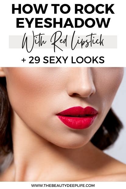 eyeshadow with red lipstick best ways to rock it 29 sexy looks