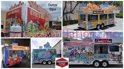 Food Truck Design Custom Signs Concession Nation