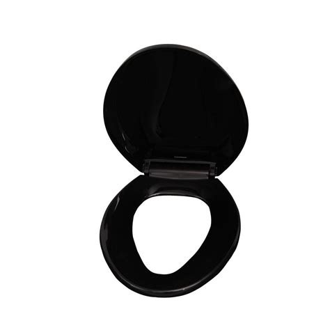 Mayfair Lift Off Soft Round Closed Front Toilet Seat In Black 13ec 047