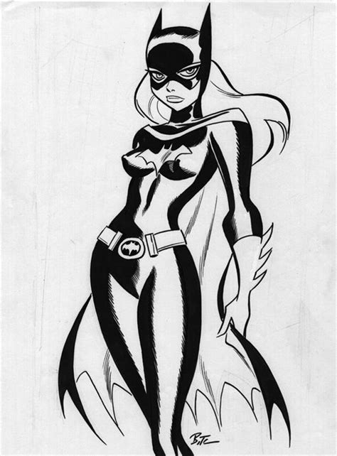 Bat Girl By Bruce Timm Bruce Timm Batman Art Comic Art