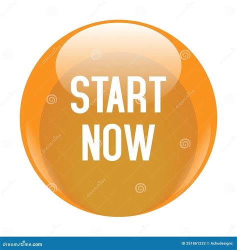 Start Now Stock Vector Illustration Of Buttons Feature 251861232