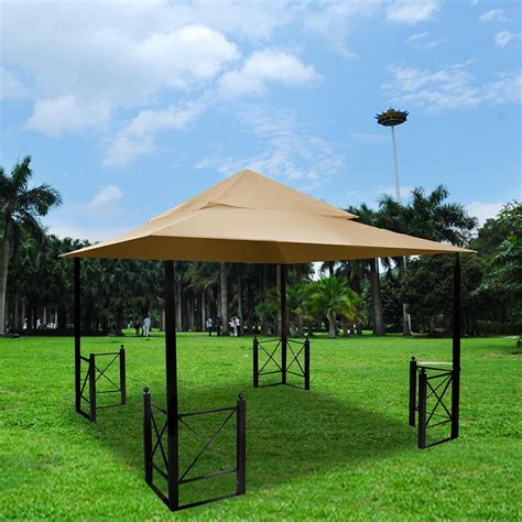 About 5% of these are gazebos, 0% are arches, arbours, pergolas & bridge. Water Resistant Gazebo Top Canopy Replacement 2-Tier UV30 ...