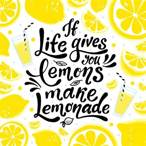 If Life Gives You Lemons Make Lemonade Hand Lettering Hand Lettering