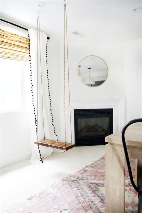 How To Hang A Swing In Your Home Wellgood Room Swing Bedroom