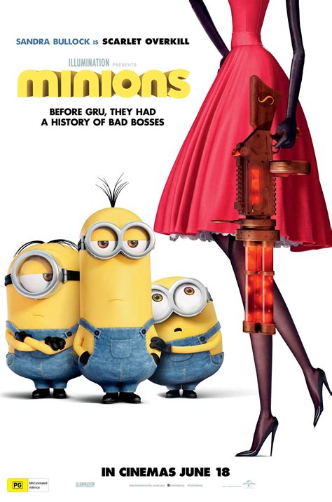 His hair is short and sharp. Review: Minions - Trespass Magazine