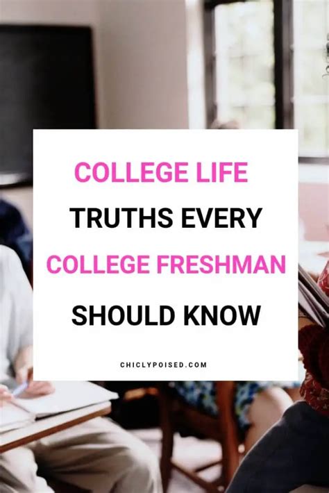 60 College Life Truths College Freshmen Should Know Chiclypoised