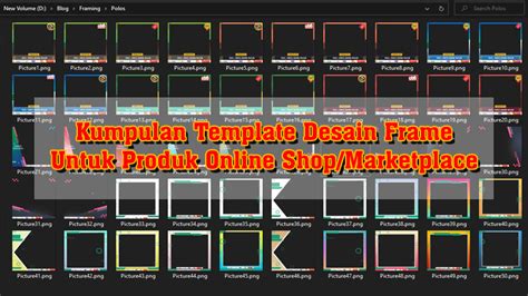 Harga bingkai / frame / pigura foto ukir & minimalis a3 full (29,7 x 42 cm) rp35.000. √ 50 Template Frame Bingkai Gratis Untuk Foto Produk ...