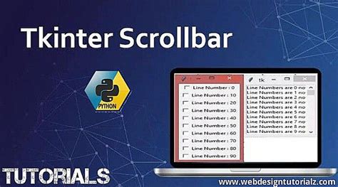 The Tkinter Scrollbar Widget Gives A Slide Controller That Is Used To