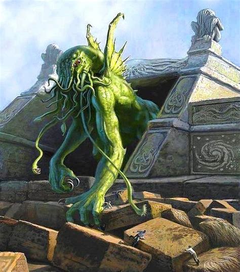 The Rise Of Ryleh Cthulhu Lovecraft Art Cthulhu Art