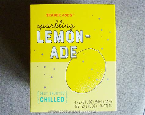 Whats Good At Trader Joes Trader Joes Sparkling Lemonade