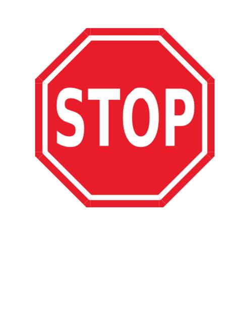 Stop sign clipart images 2 - Clipartix