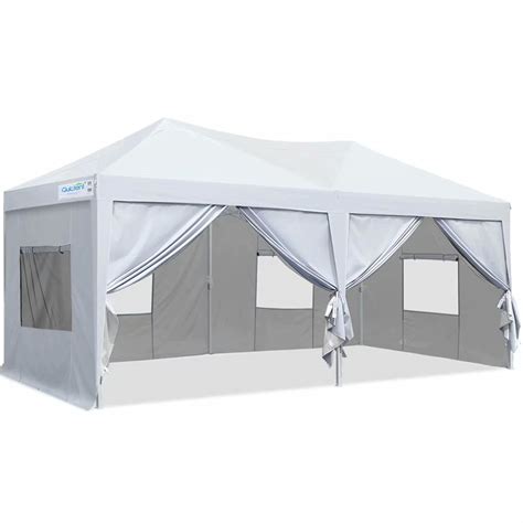 Quictent Privacy 10x20 Ft Ez Pop Up Canopy Tent Enclosed Instant
