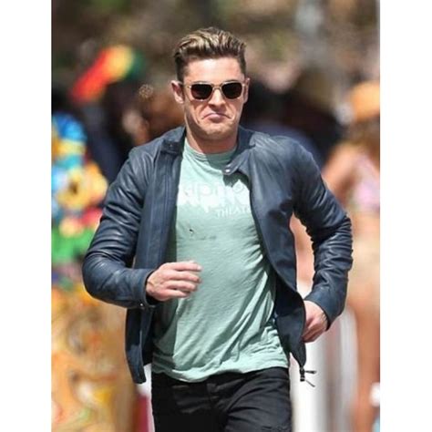 Collection by angelahrendt • last updated 12 days ago. Baywatch Zac Efron (Matt Brody) Leather Jacket - Celebs ...