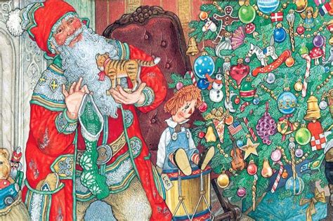 Jan Brett The Night Before Christmas Christmas Illustration