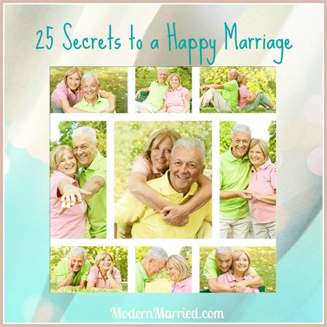 25 secrets to a happy marriage