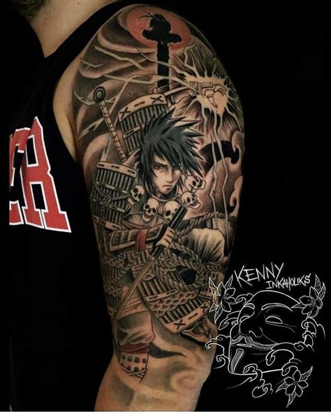 Sasuke Uchiha Tattoo Designs Badass Naruto Tattoo Novocom Top Want