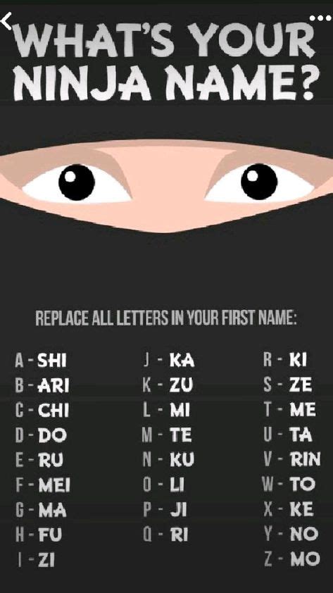 What Is Your Ninja Name