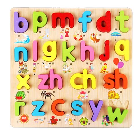 Baby Kids Wooden Puzzles Toys Educational Jigsaw Board Puzzle Toys