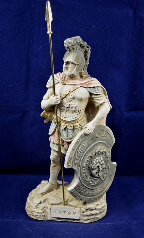 Hector Sculpture Trojan Prince And Greatest Fighter Of Troy Etsy