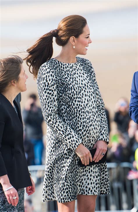 Celebrity And Entertainment Kate Middleton Shows Off Her Baby Bump