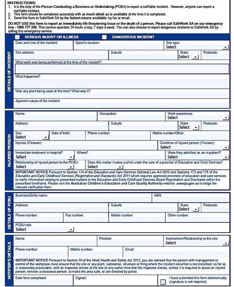 Blank Incident Report Template in 2020 | Incident report, Report template, Incident report form