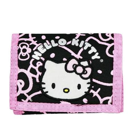 Sanrio Hello Kitty Glitter Trifold Wallet New For Kids Girls Sanrio