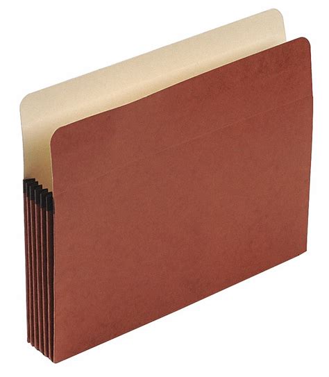 Pendaflex 1 Pocket Manilared Fiber Expandable File Folder Red