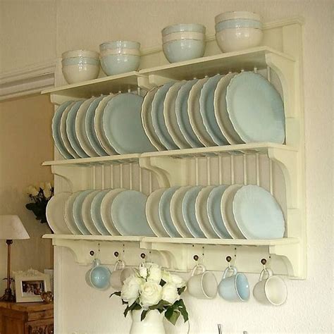 30 Wooden Wall Plate Rack Designs For Small Kitchen 87designs
