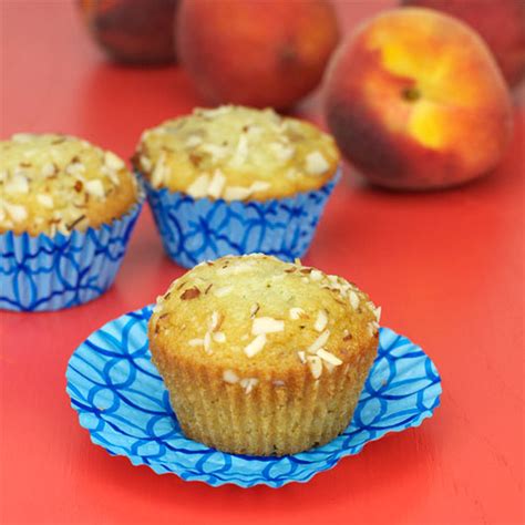 Using either a piping bag or a spatula, frost each cupcake with a liberal amount of frosting. Almond Peach Muffins | Peach recipe, Peach muffin recipes ...