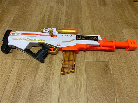 Nerf Ultra Pharaoh Blaster With Premium Gold Accents Hobbies And Toys