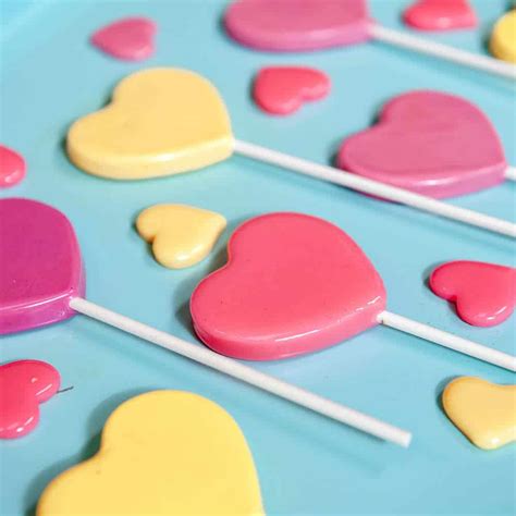 How To Make Heart Shaped Lollipops Food And Life Lover
